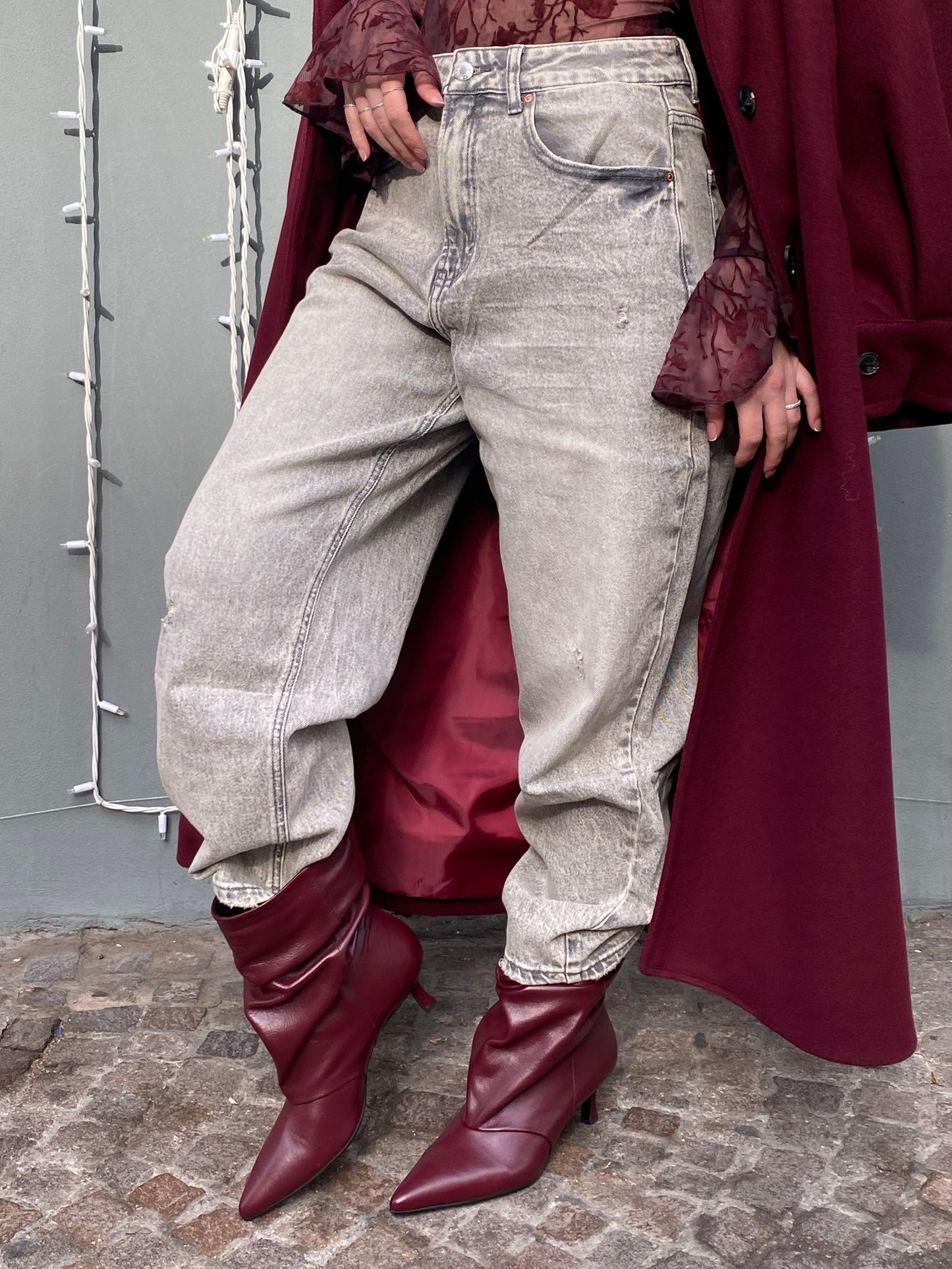 miss bon denim baloon