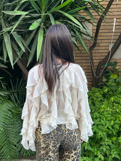 glamorous casacca rouches