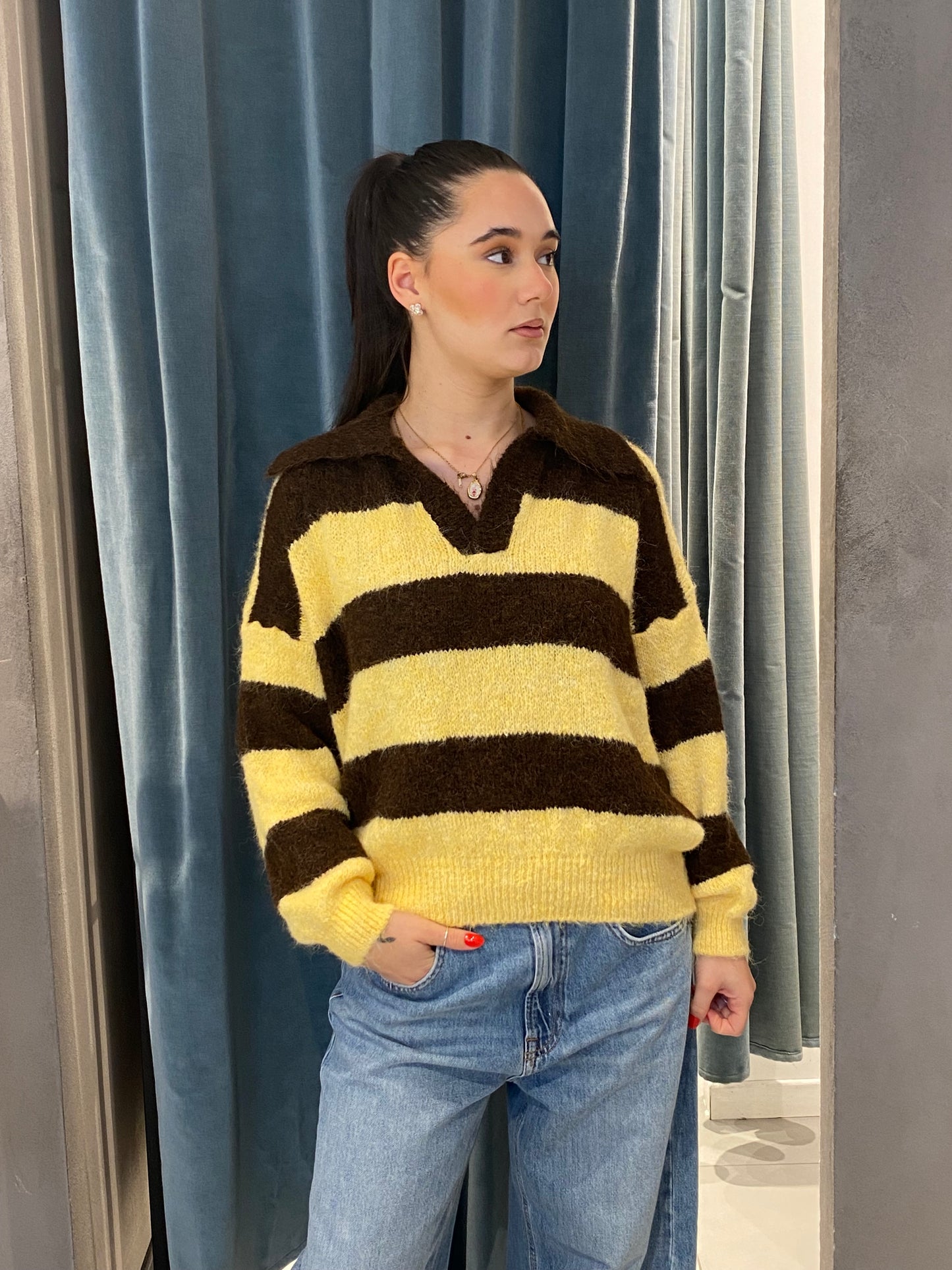 isabel pull polo fascia