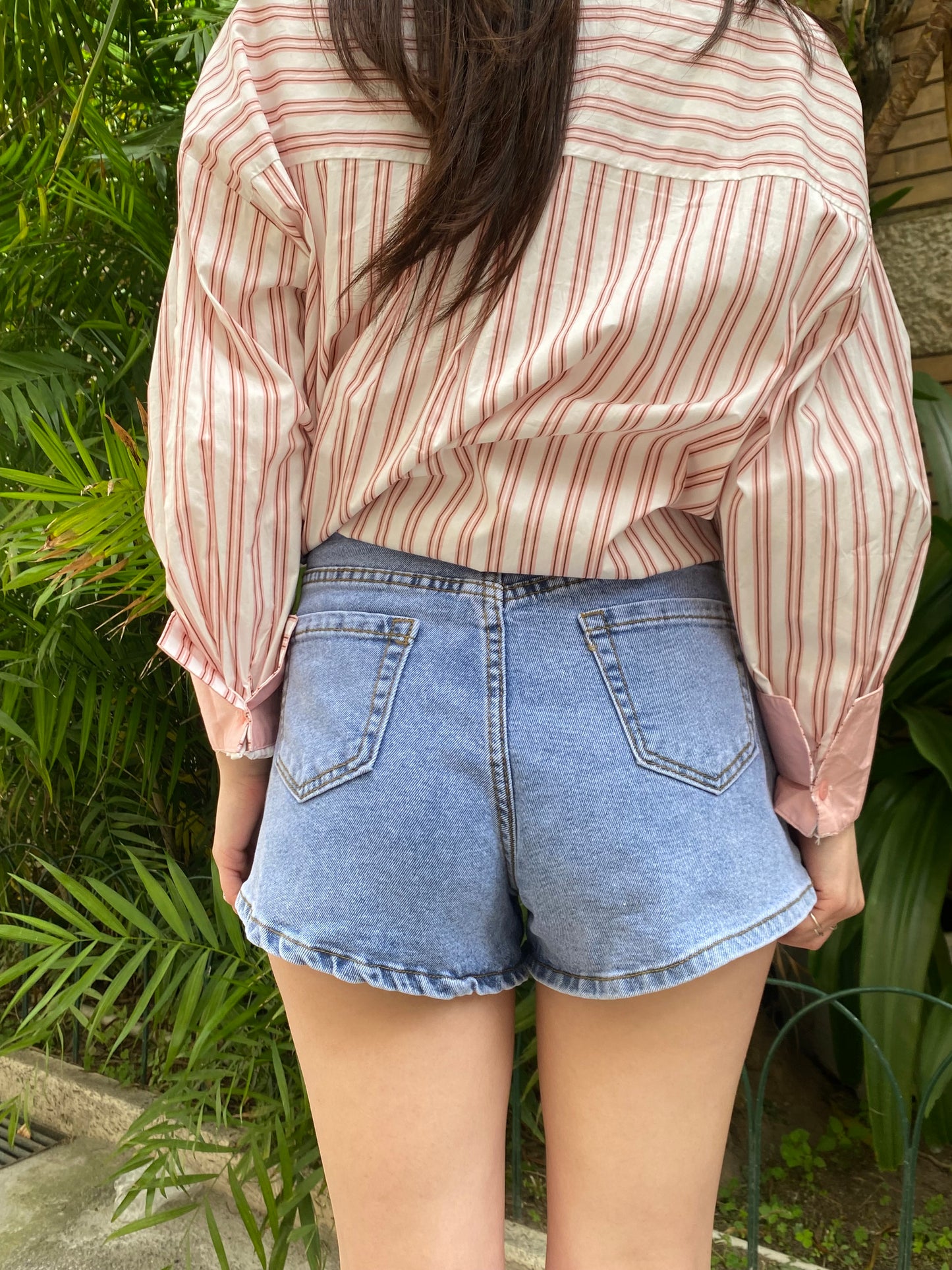 luna short denim nervetto