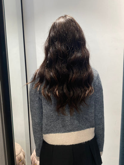 only cardigan tasche contrasti