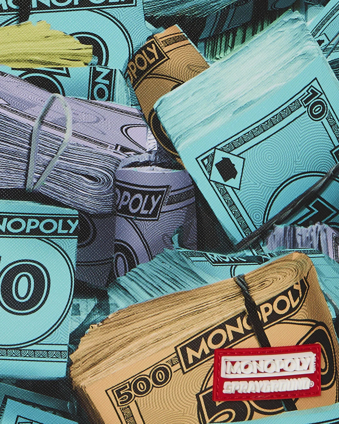 sprayground monopoly money backpack