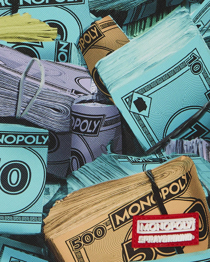 sprayground monopoly money backpack
