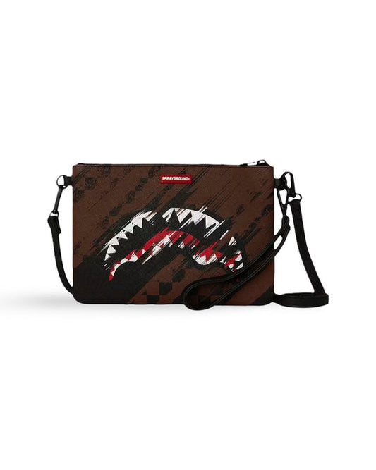 sprayground smeared grunge pouchette
