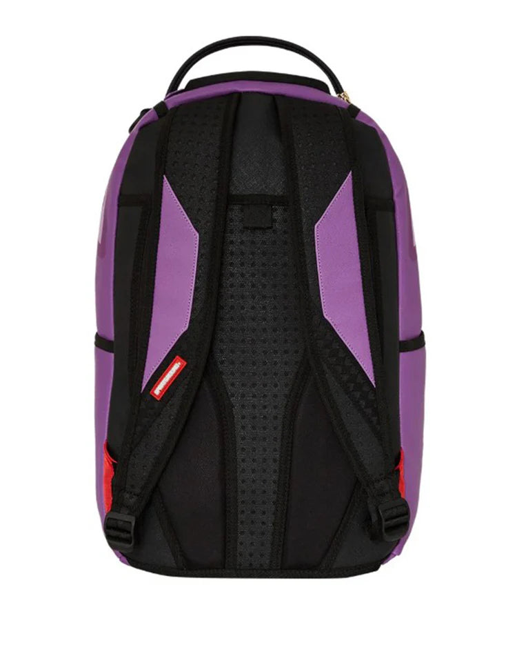sprayground purple shark central backpack