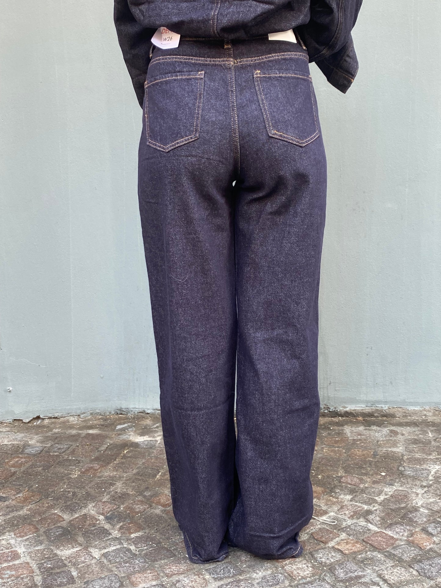 glamorous jeans gamba larga