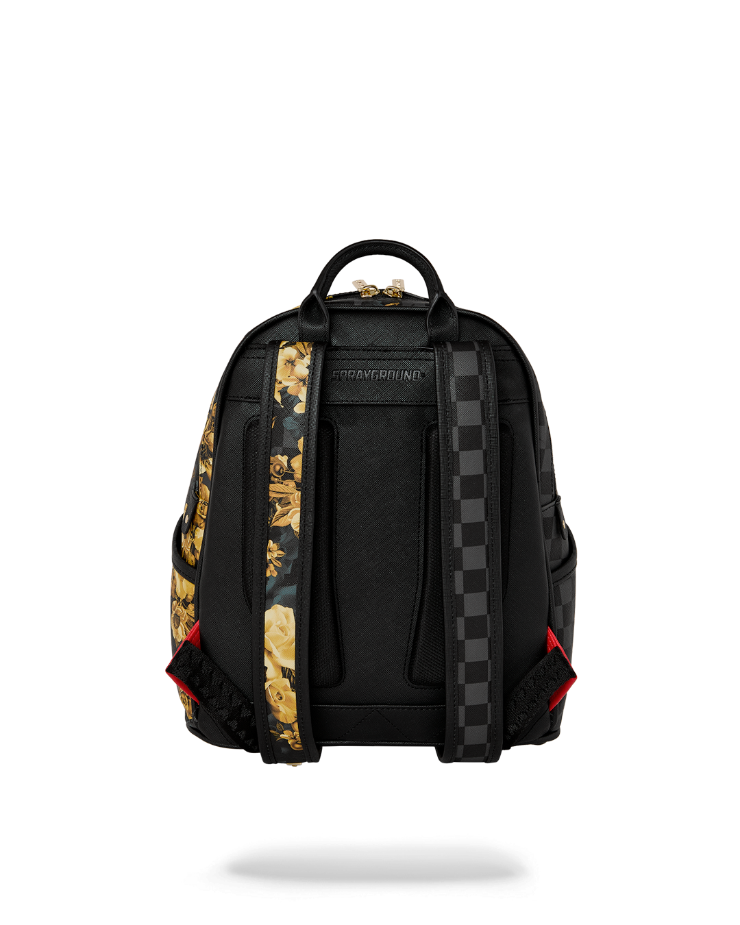 sprayground gold floral savage