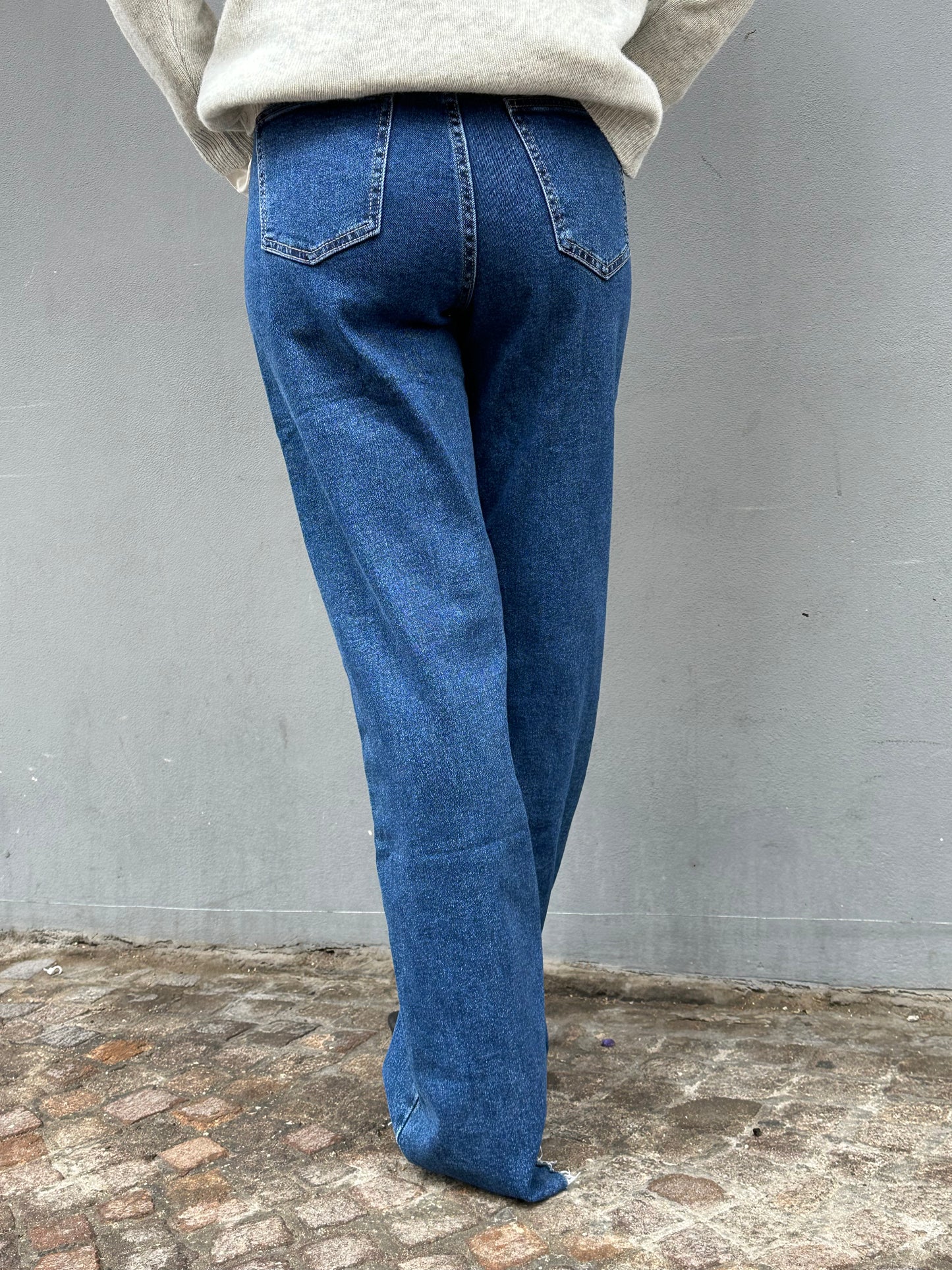 vicbee jeans gamba larga