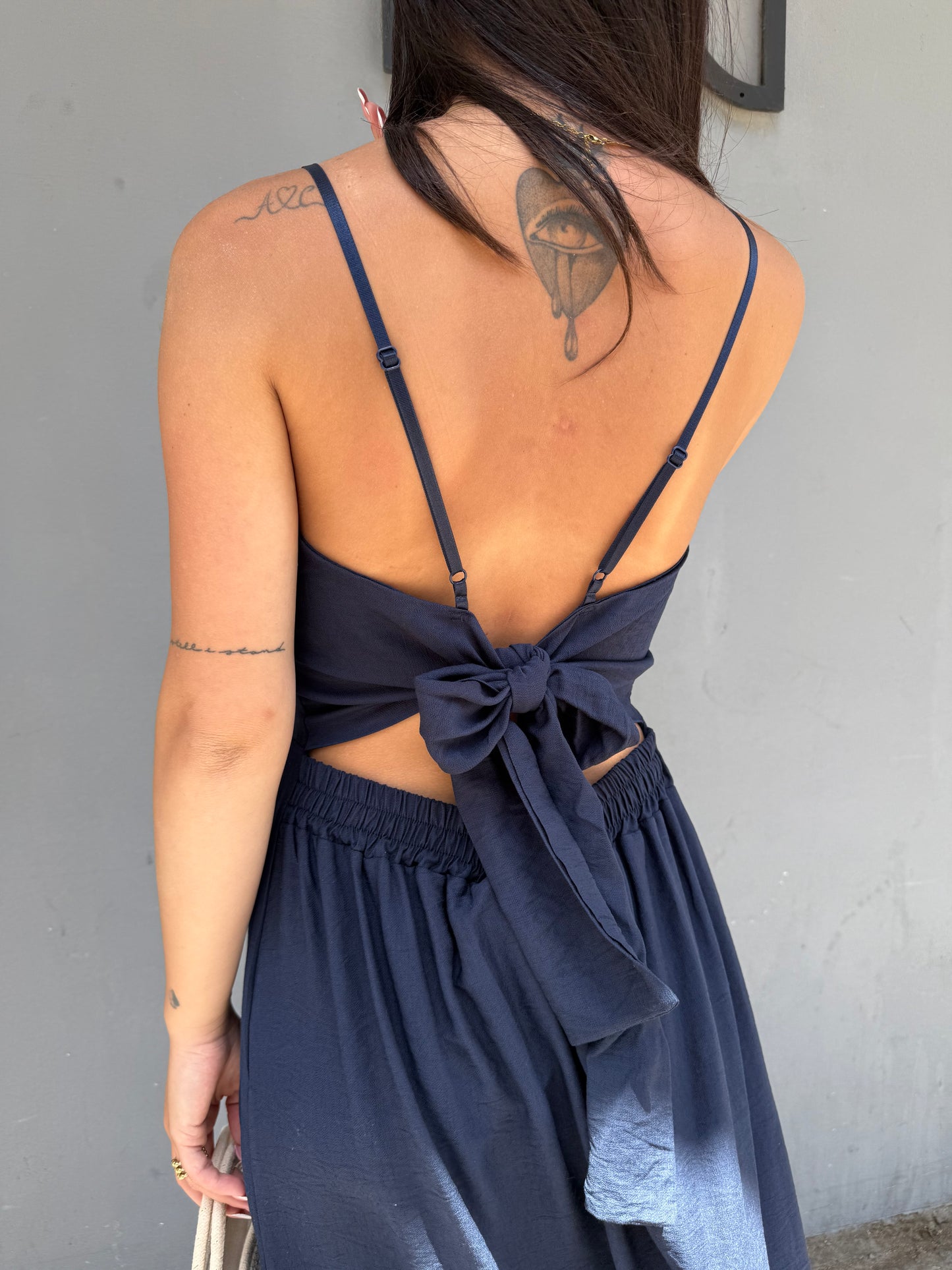 vicbee long dress fiocco retro