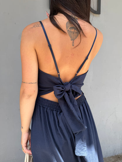 vicbee long dress fiocco retro