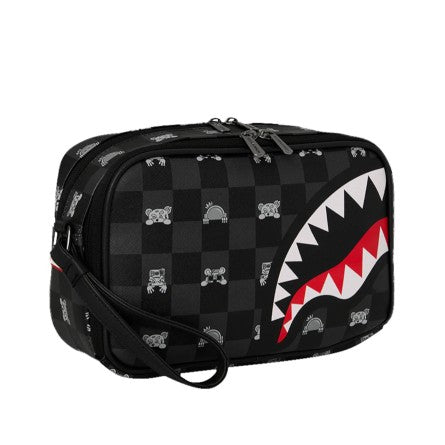 sprayground gray peeking toiletry brick
