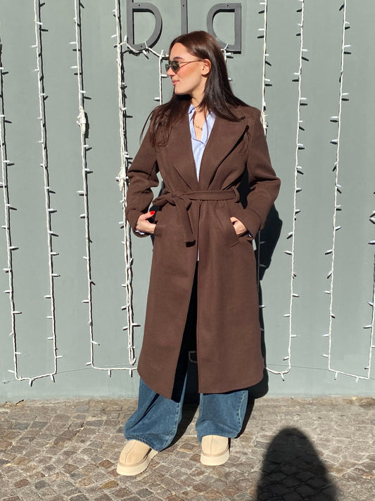 isabel cappotto basic cintura