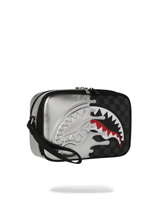 sprayground silver side drip black