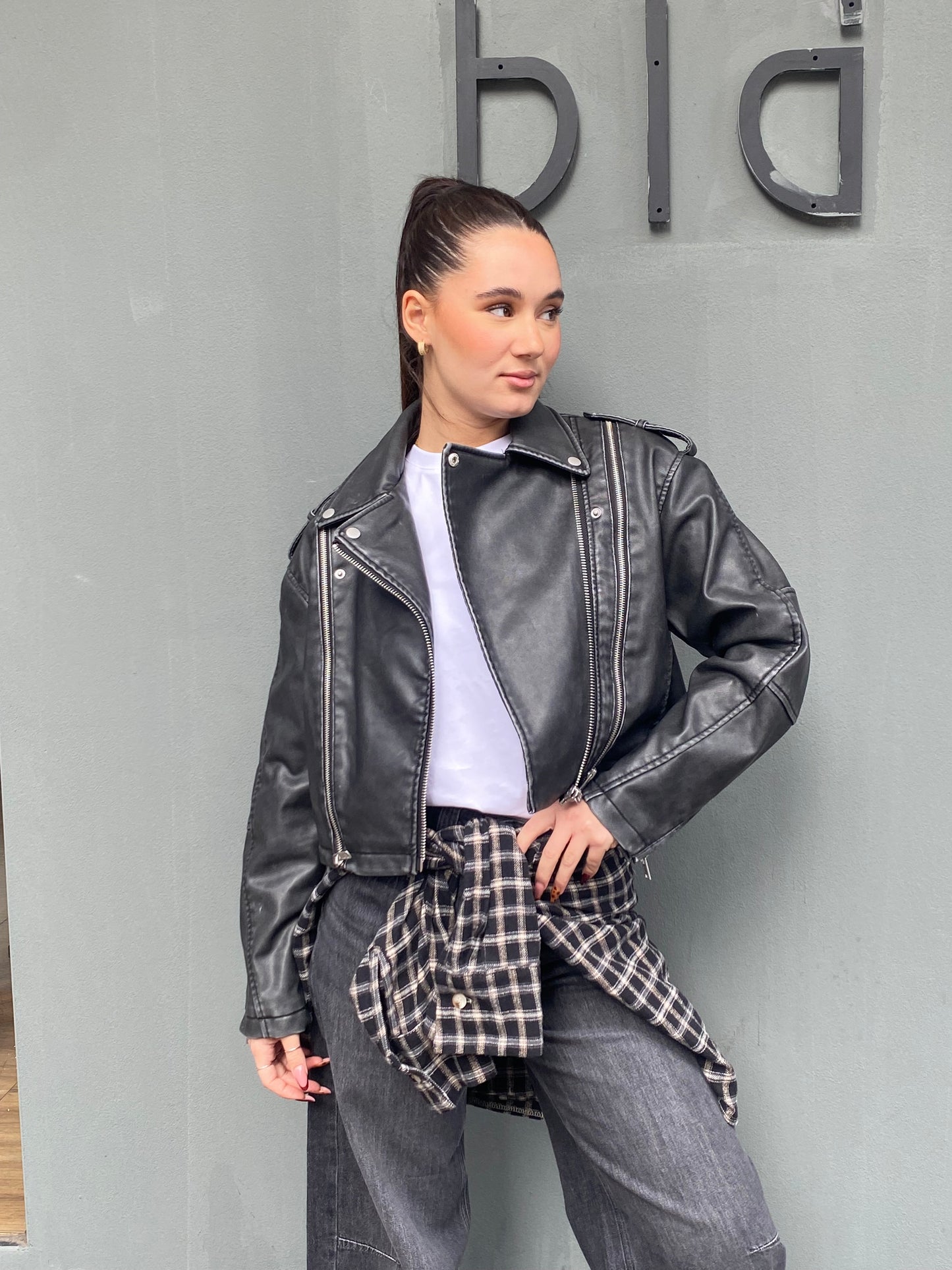 only chiodo eco doppia zip