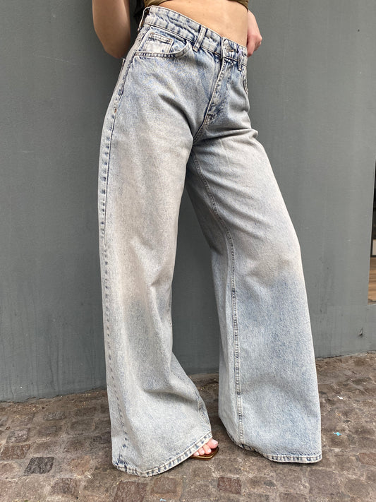 lumina jeans gamba larga