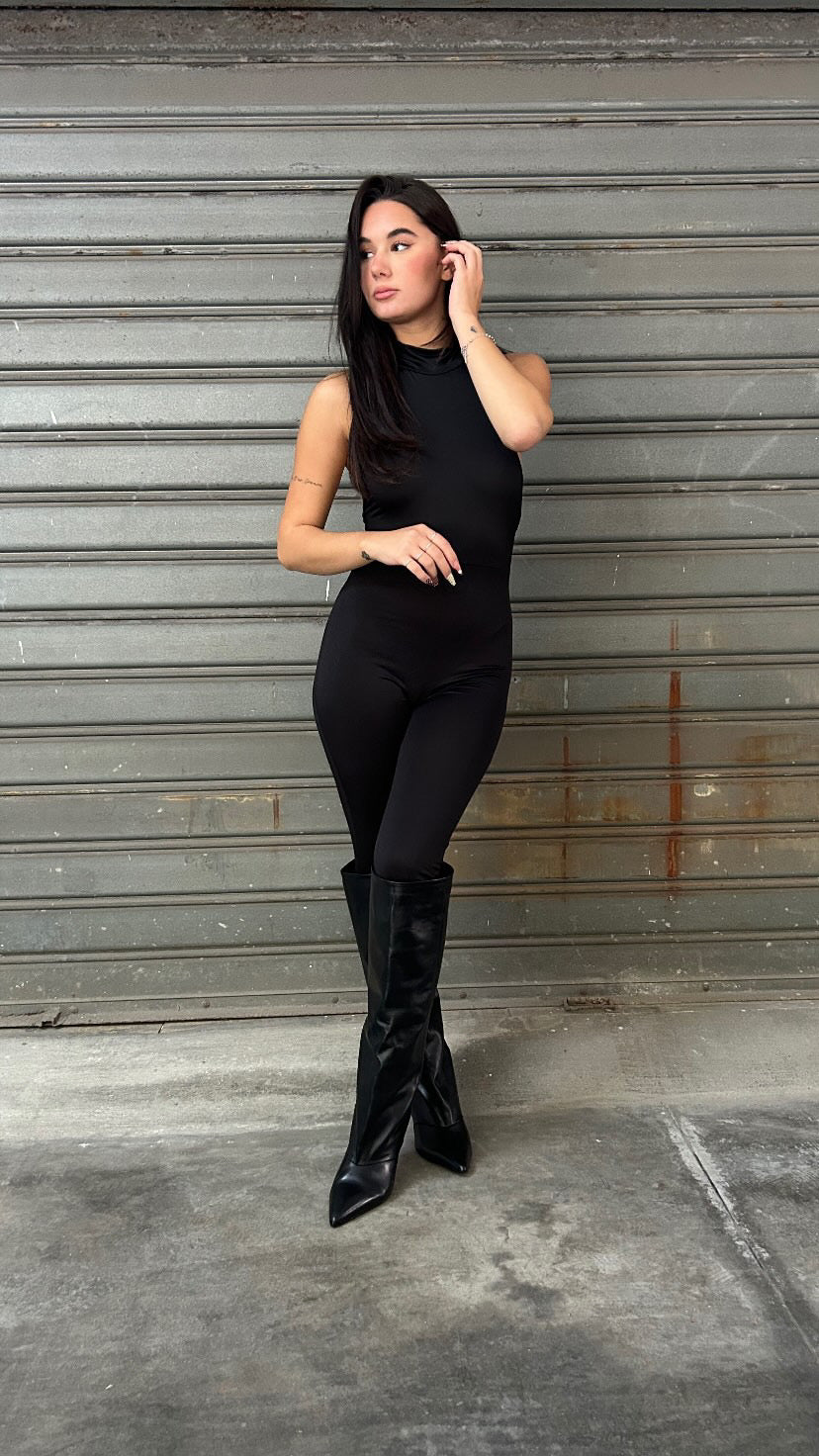 glitter tuta aderente zampa