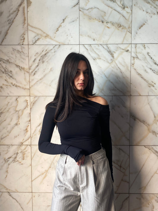 victor maglia scollo trasversale