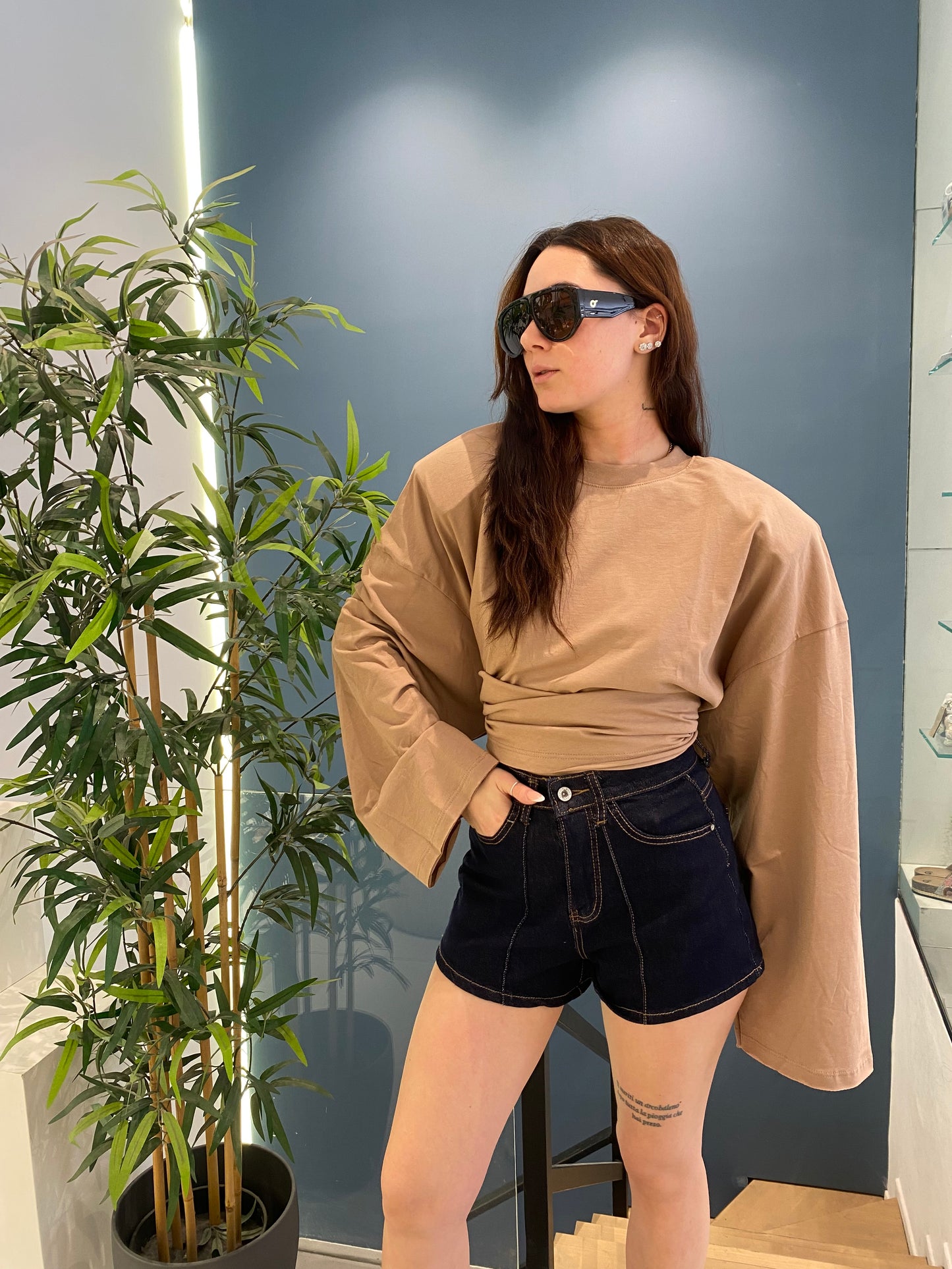 barock t-shirt m/l scollo retro