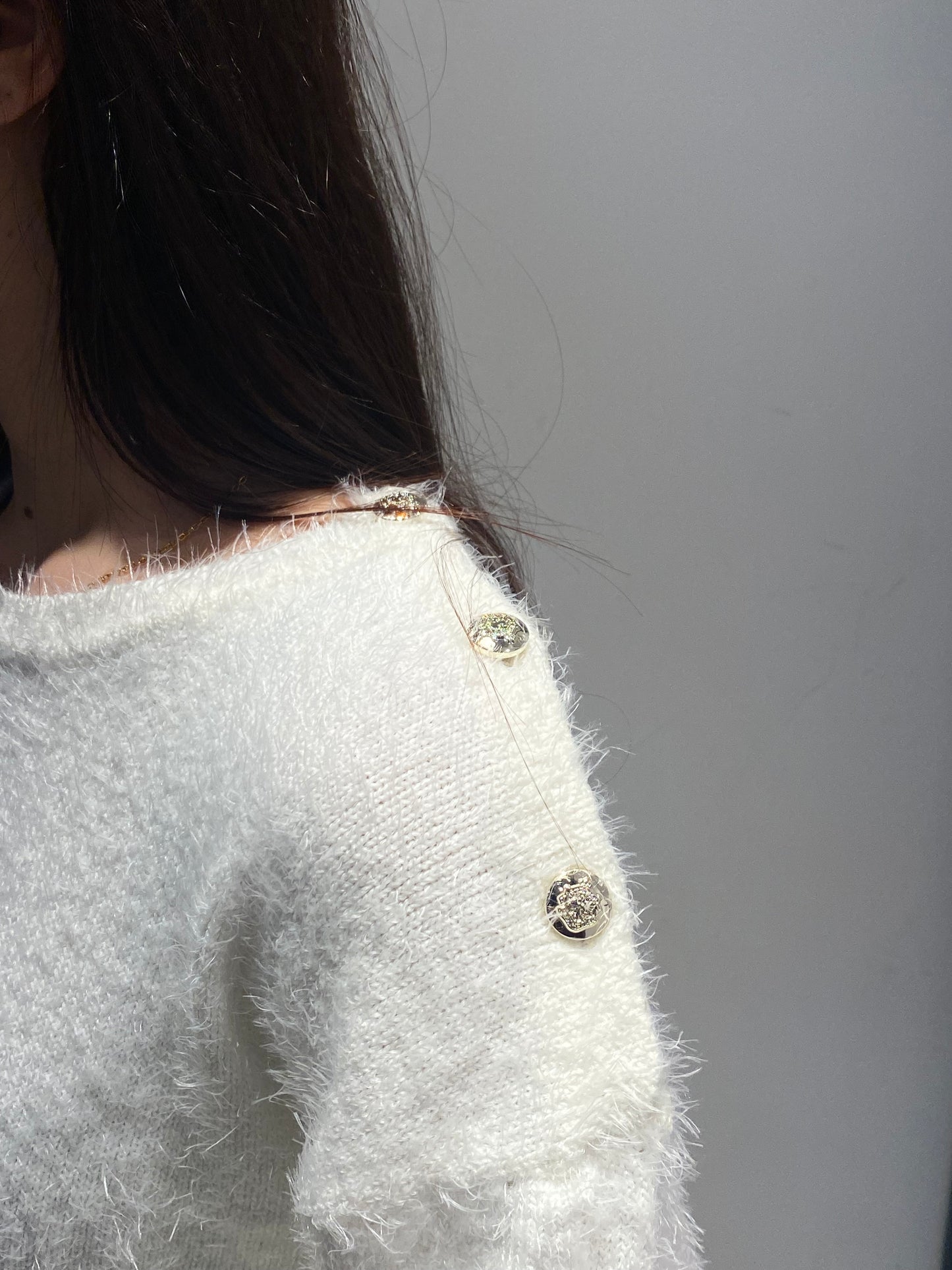 egg maglia pelo bottoni