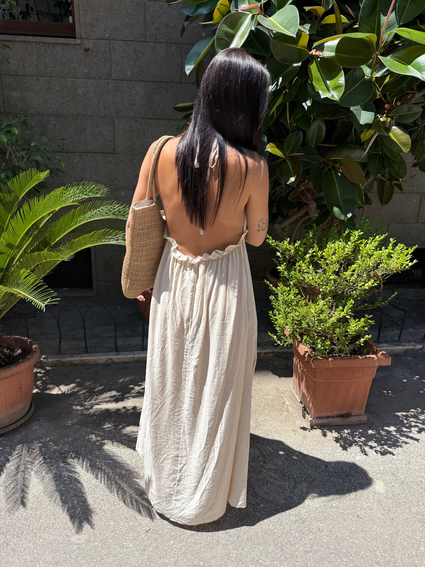 cor01 long dress scollo marylin arriccio