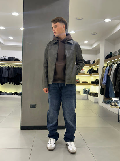 only&sons giubbino in pelle