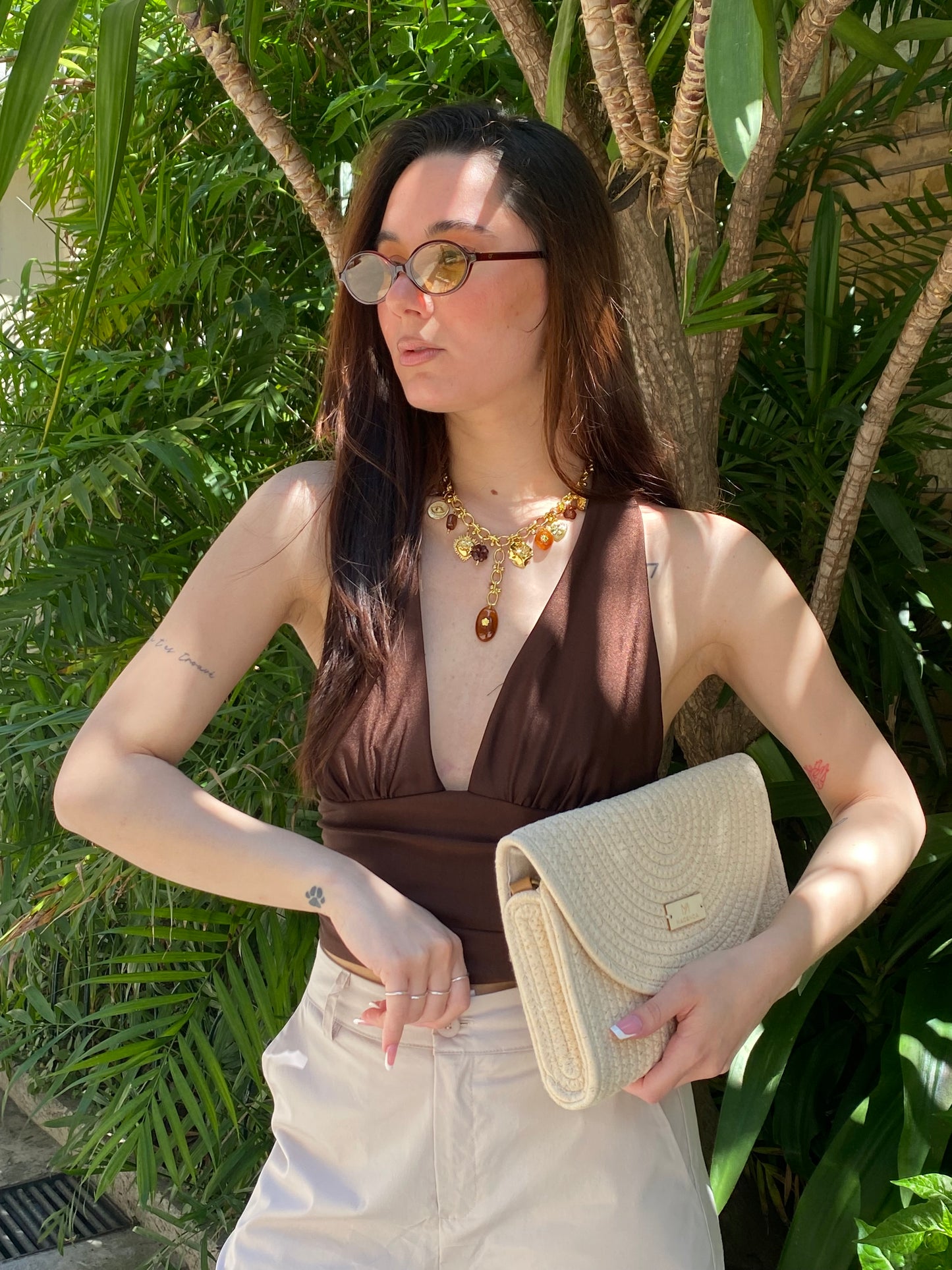 luna top collo marilyn