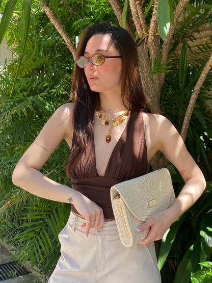 luna top collo marilyn