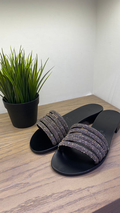 giovy sandalo strass fascia