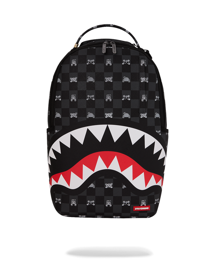 sprayground gray peeking character check