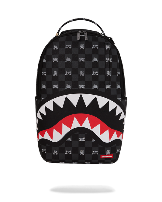 sprayground gray peeking character check