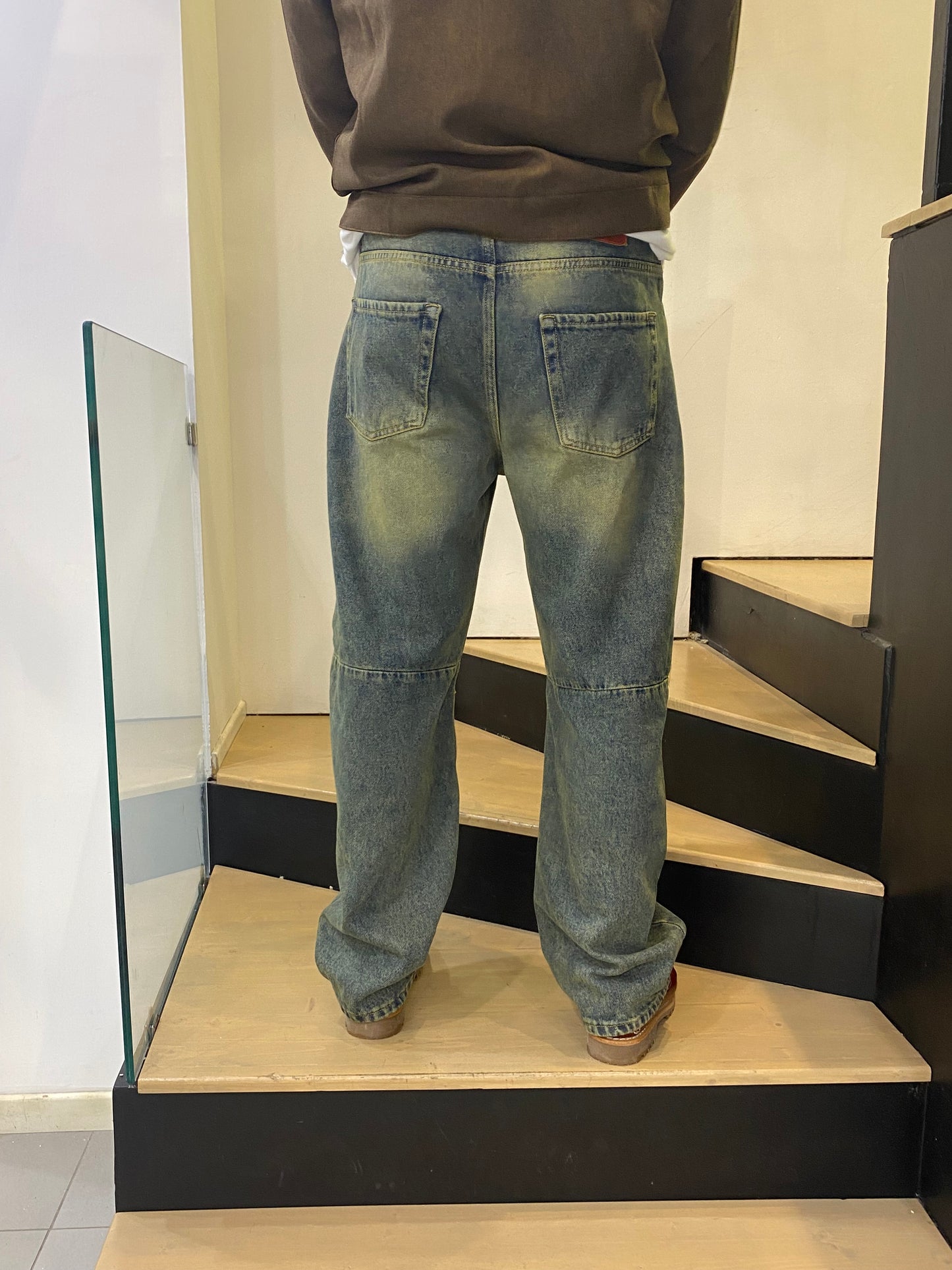 duca jeans ballon sabbiato