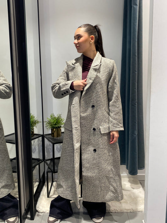 glamorous cappotto spigato over