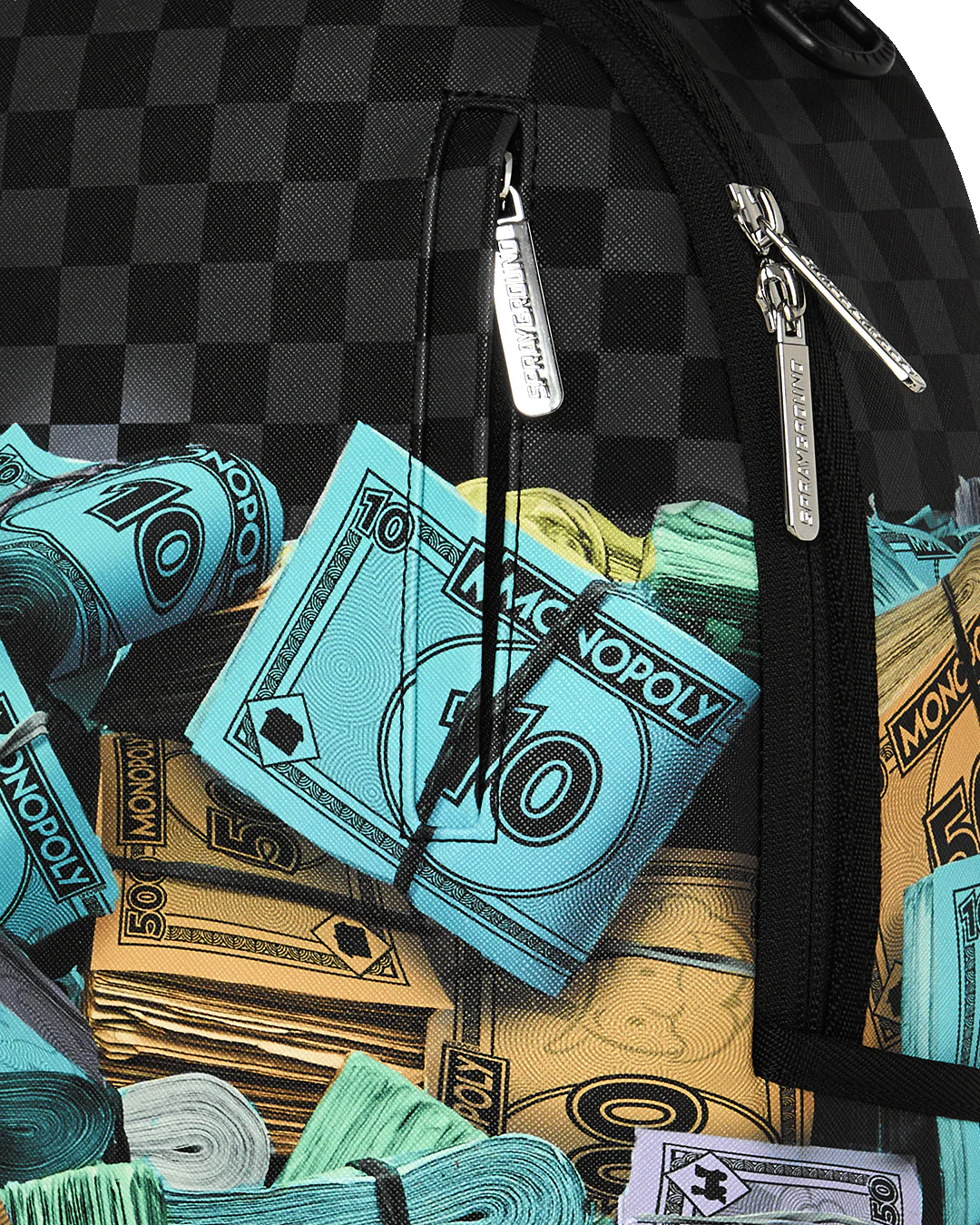 sprayground monopoly money backpack