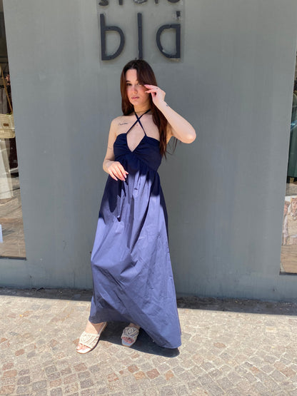 isabel long dress cotone