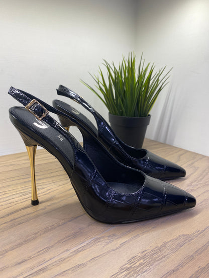 gold slingback cocco tacco gold