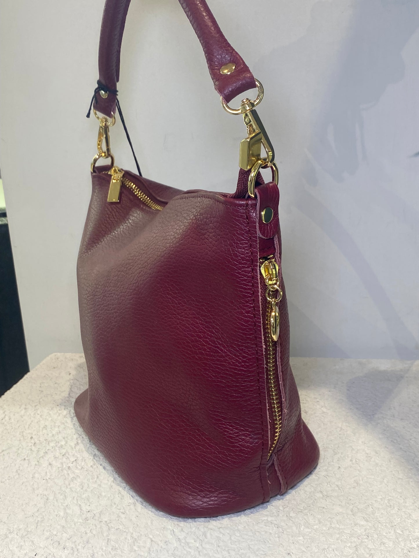 good vibes borsa zip laterali