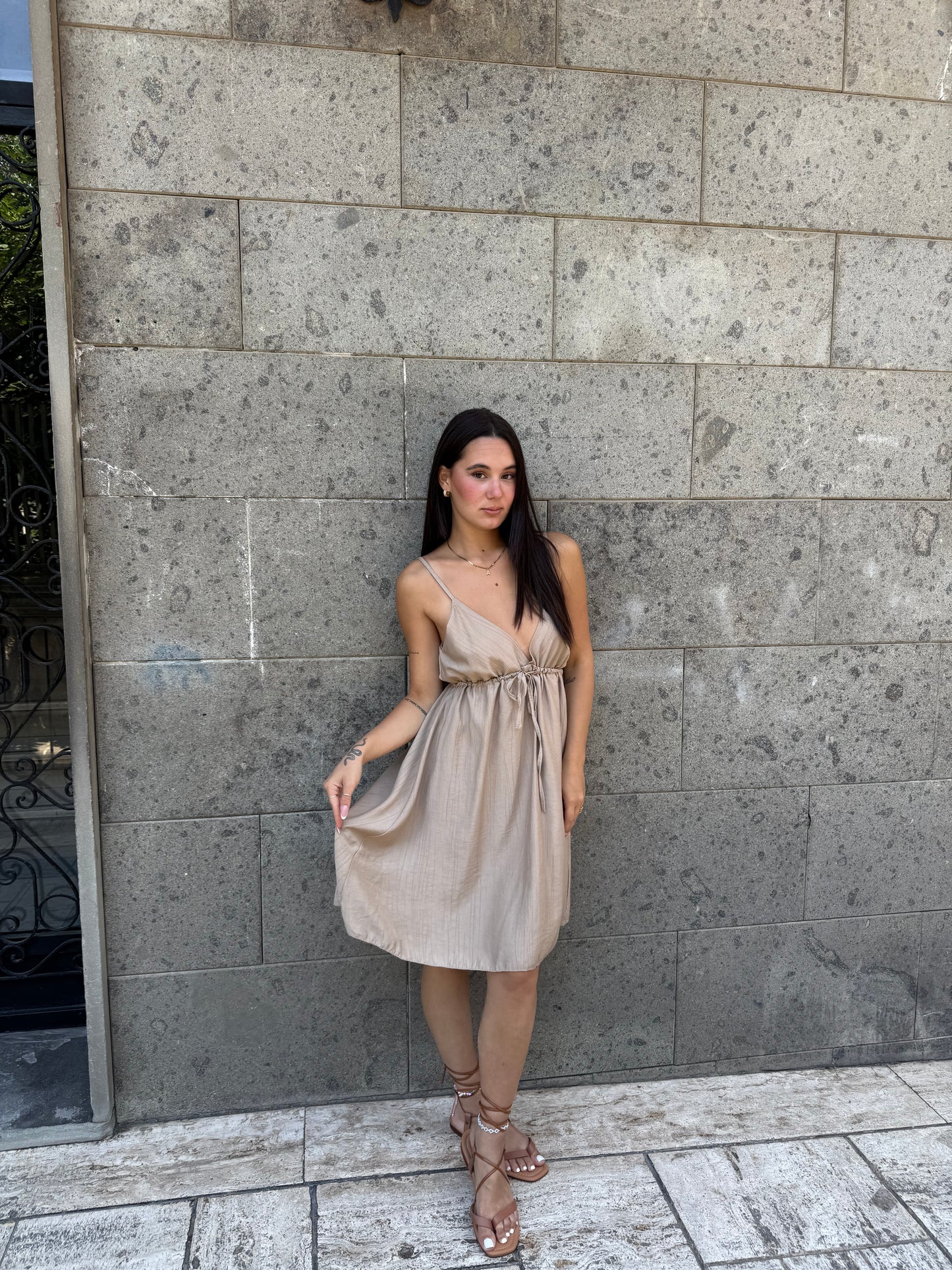 vicbee mini dress laccio seno