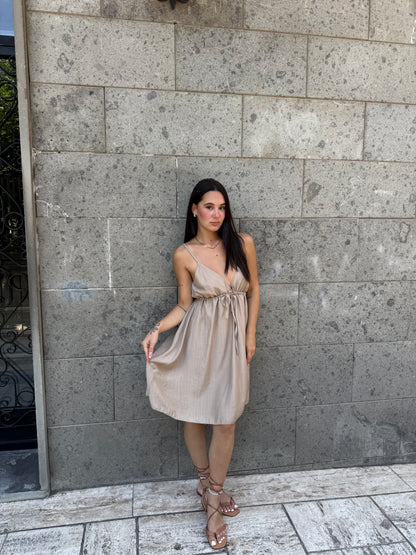 vicbee mini dress laccio seno