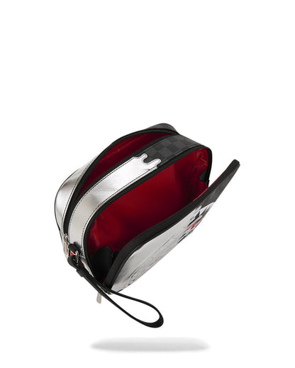 sprayground silver side drip black