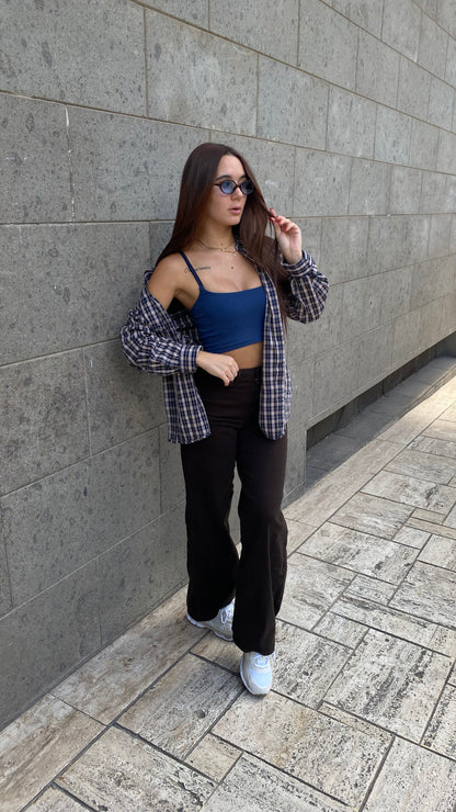 only panta gamba larga