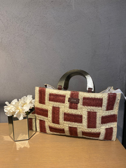borsa bolsos rafia