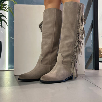 giovy stivale z/i frange