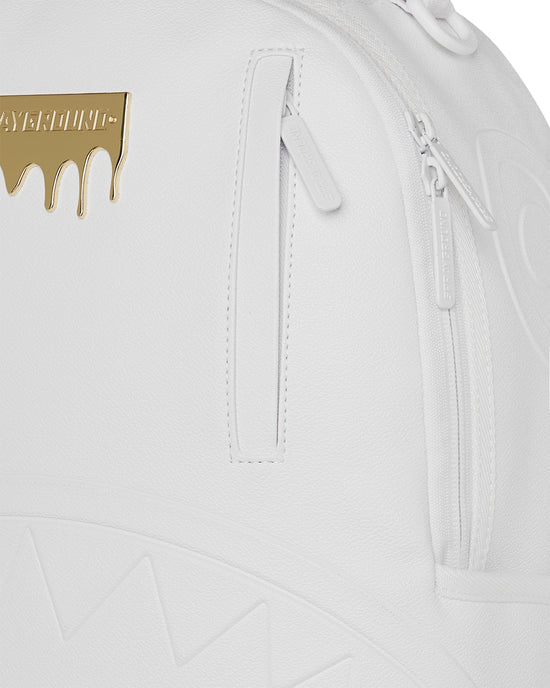 sprayground gold brick white