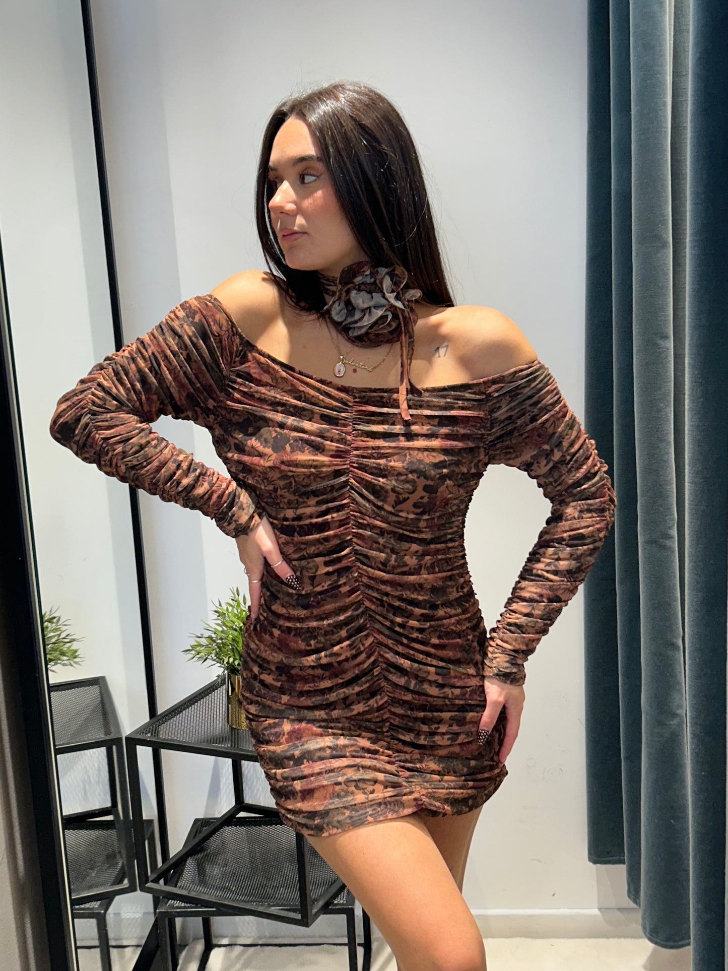 lumina mini dress arriccio fiori