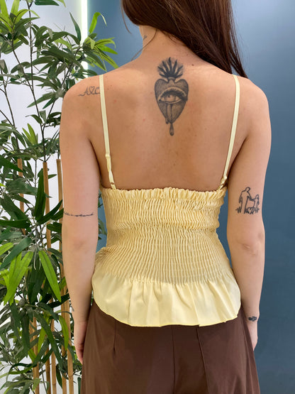 luna top corsetto bottoni