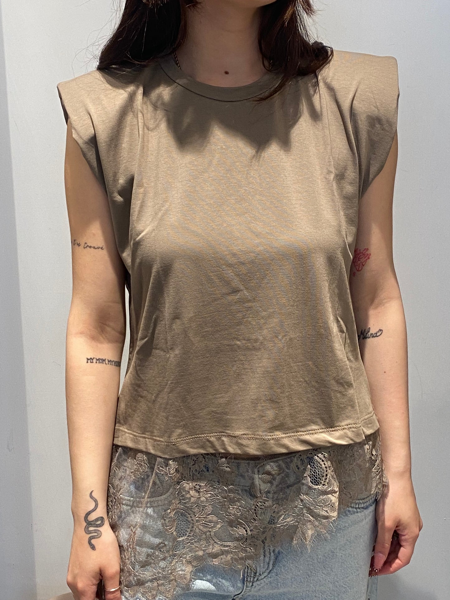 isabel t-shirt smanicata pizzo