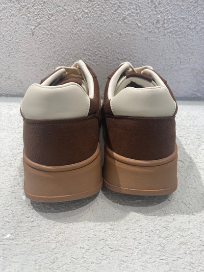 gold sneakers striscia brillantinata