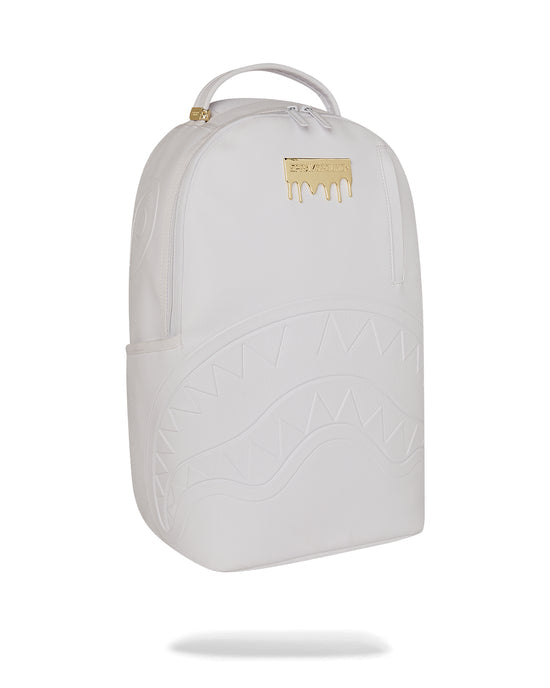 sprayground gold brick white