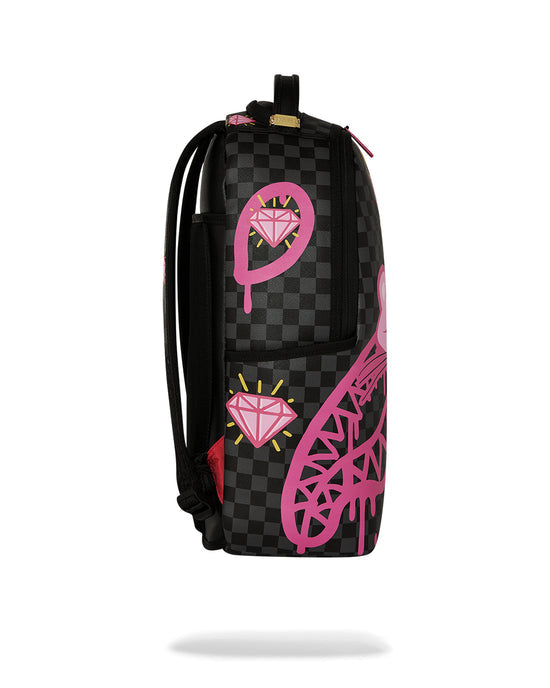 sprayground pink panther drippy diamonds