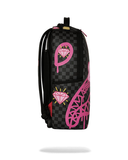 sprayground pink panther drippy diamonds